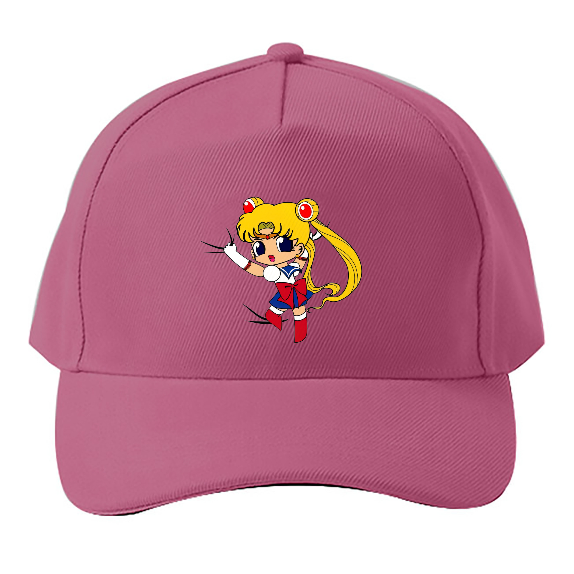 （画像用） 美少女戦士セーラームーン 月野 うさぎ つきの うさぎ Sailor Moon Tsukino Usagi ベースボールキャップ 綿100％ 男女兼用 帽子 スポーツ